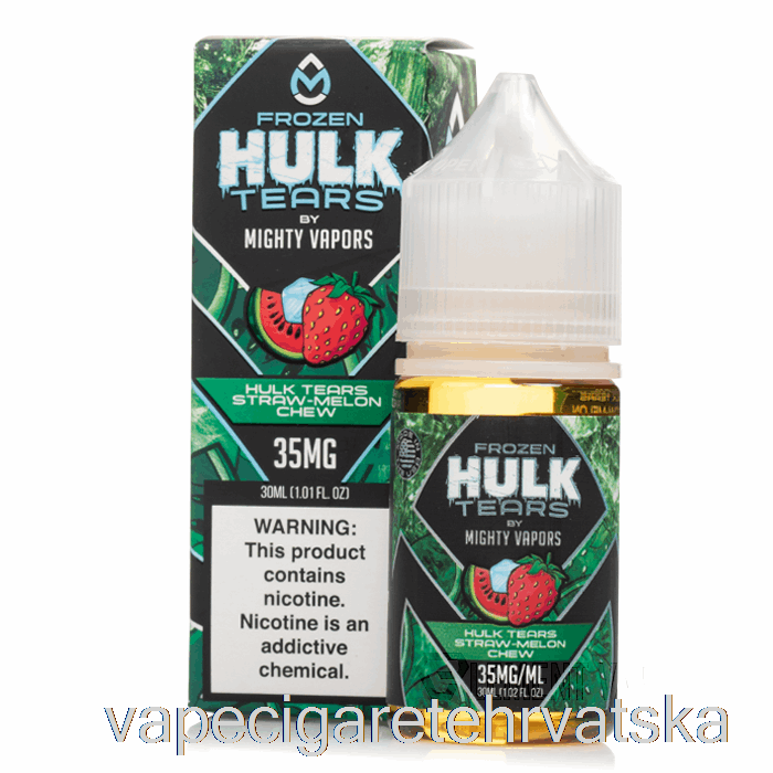 Vape Cigarete Smrznute Hulk Tears Slamka Za žvakanje Dinje - Hulk Tears Soli - 30 Ml 50 Mg